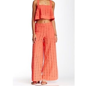 Free People Helena Crop top & Pants Set - White 12